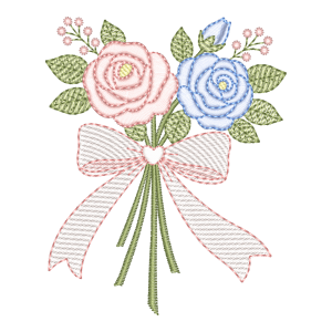 Encanto Floral com Laço